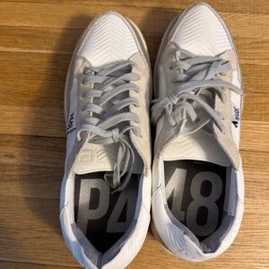 Men’s P448 leather sneakers.